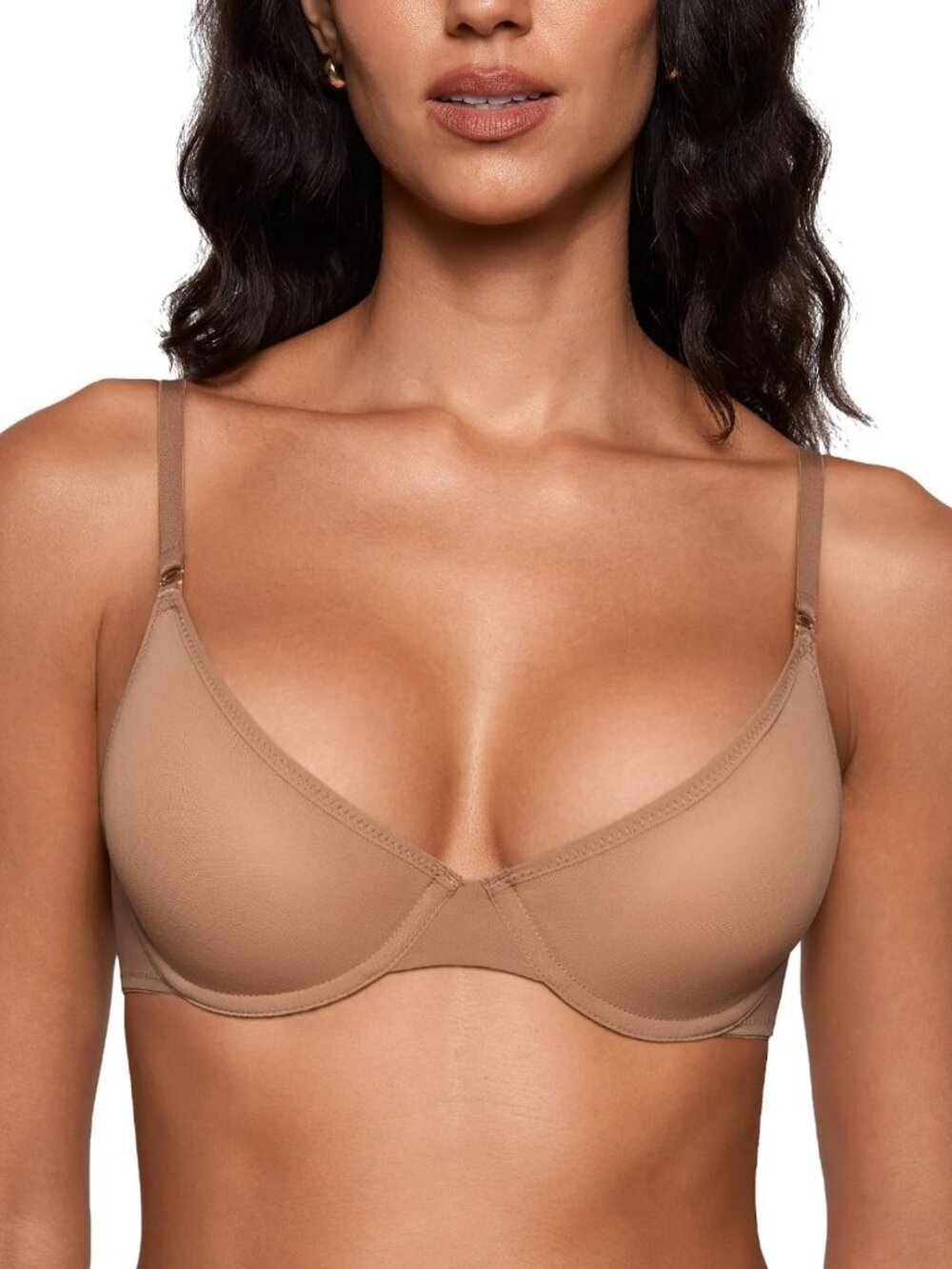 Sheer Unlined Balconette Bra for Women - Comfortable Demi Style Lingerie